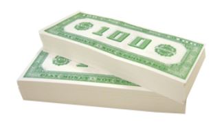 Play Money Bundle of 1,000 bills - Choose Denomination